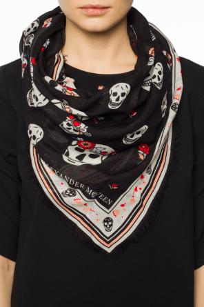 Skull motif scarf, zdjęcie 2 Skull motif scarf od Alexander McQueen